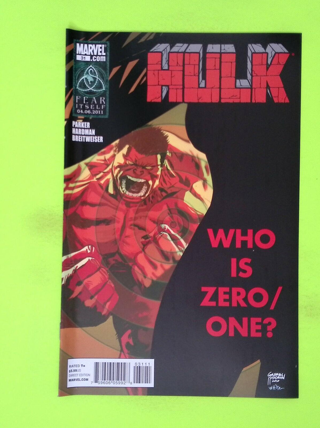Hulk #31 Vol. 3 2011 Marvel Comics High Grade Comic Book J97-136