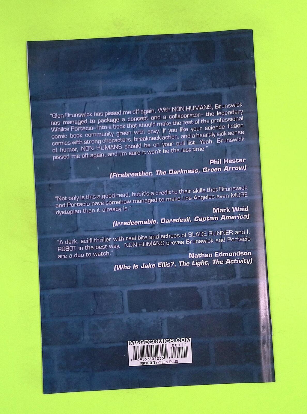 Non-Humans #1 2012 Image Comics 9.0 Comic Book G66-105