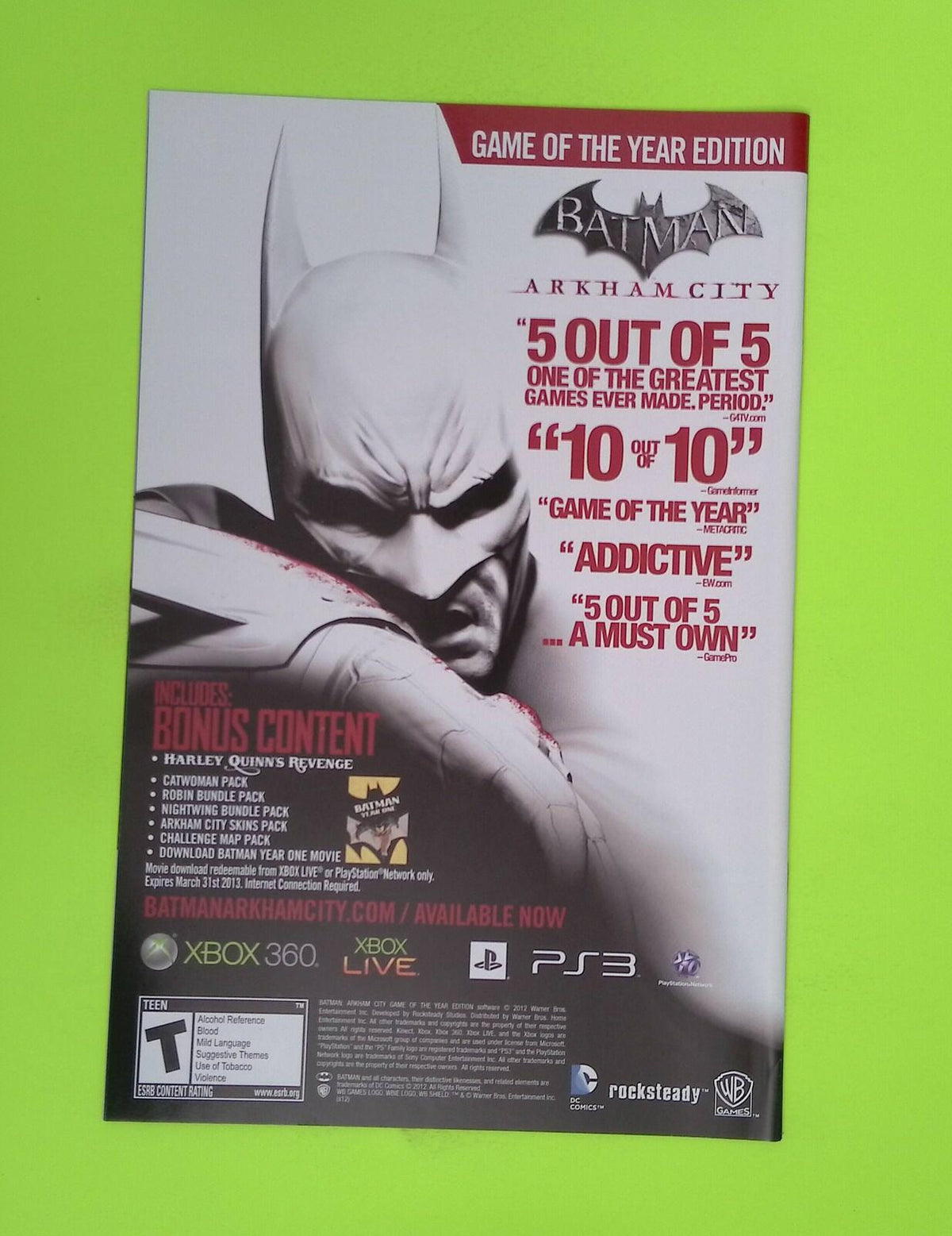 Detective Comics #10 Vol. 2 2012 DC Comics High Grade Comic Book W88-182