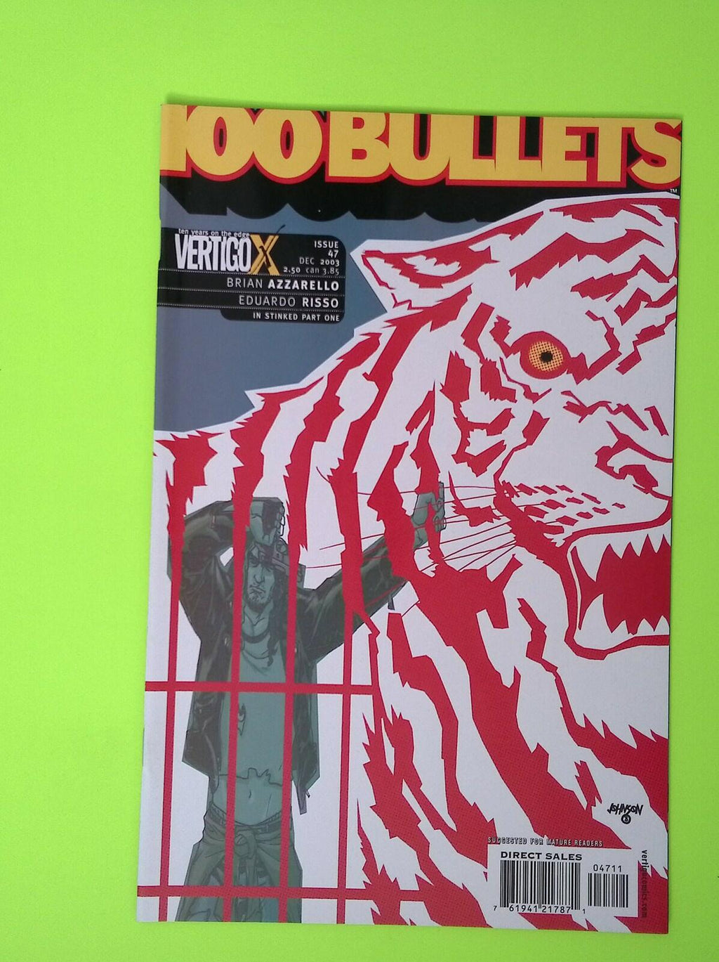 100 Bullets #47 2003 Vertigo High Grade Comic Book X23-140