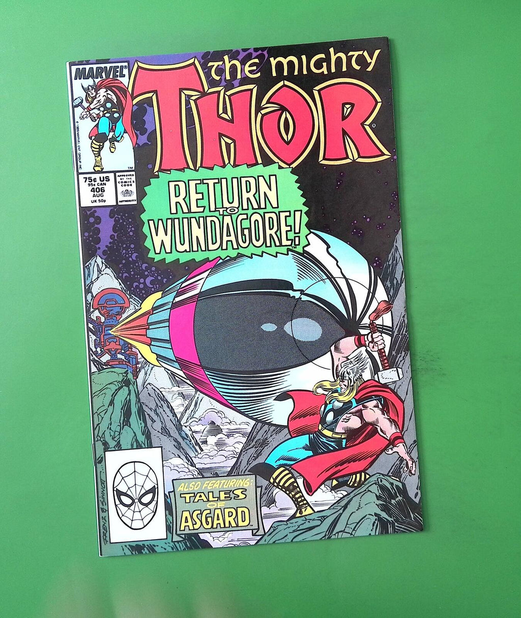 THOR #406 VOL. 1 HIGH GRADE 1ST APP MARVEL COMIC BOOK TS93-147