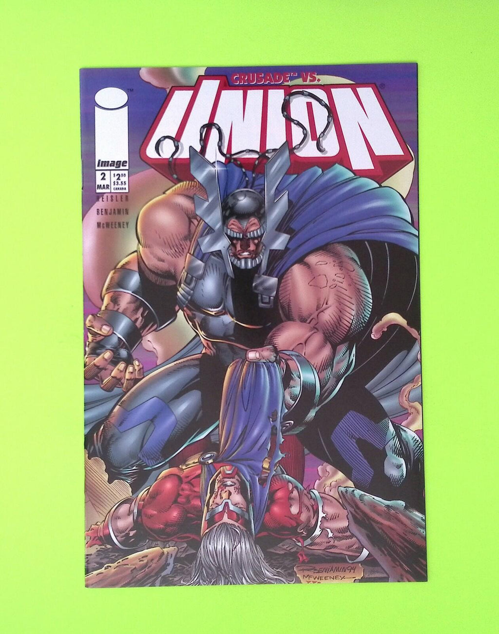 Union #2 Vol. 2 1995 Image Comics High Grade Comic Book X145-136