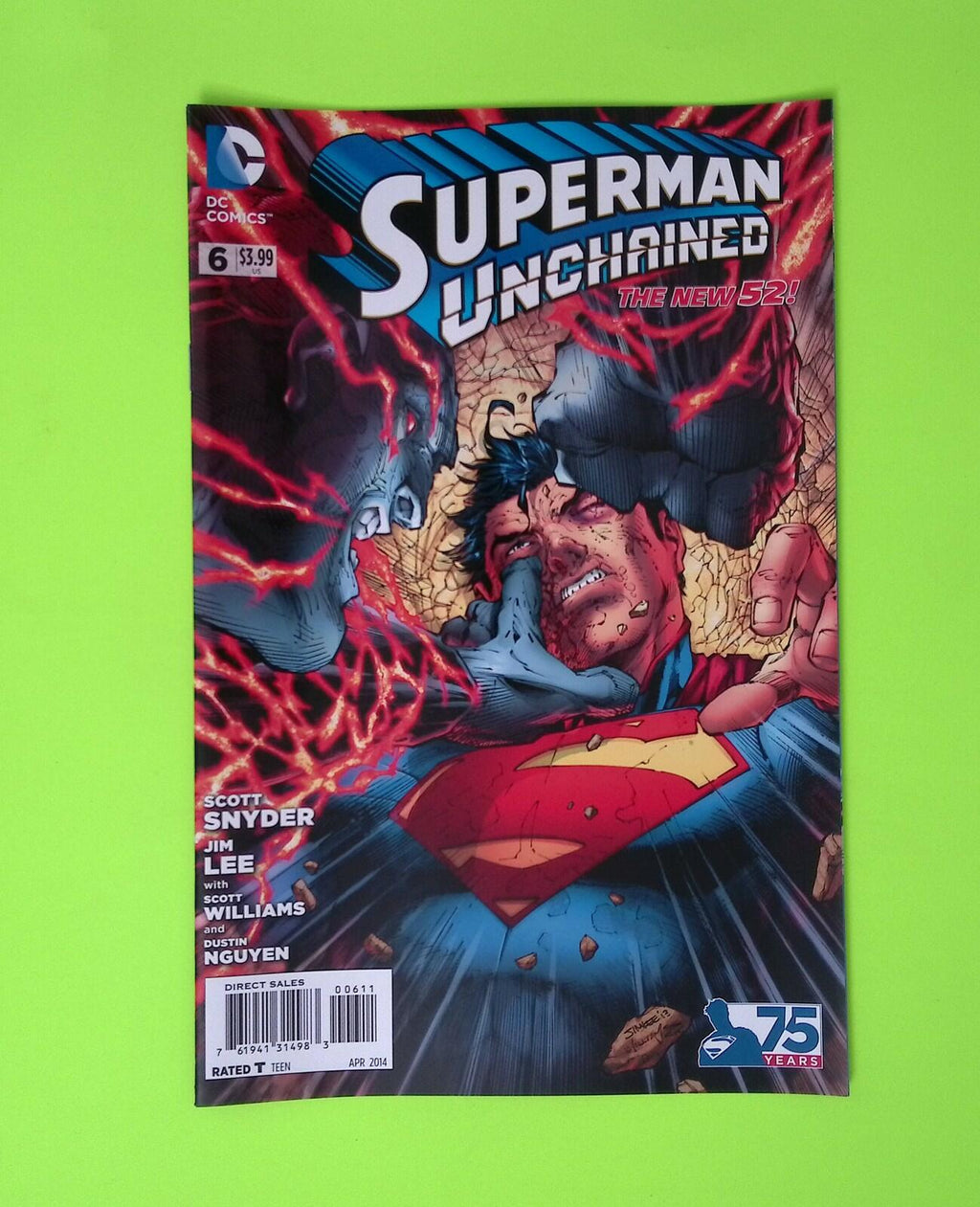 Superman Unchained #6 2014 DC Comics High Grade Comic Book X258-193