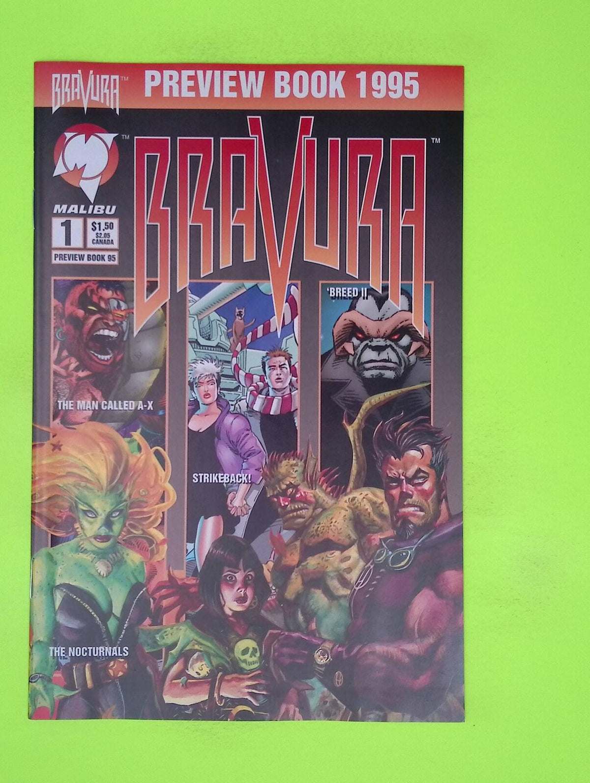 Bravura #2 Malibu Comics 8.0 Comic Book K27-149