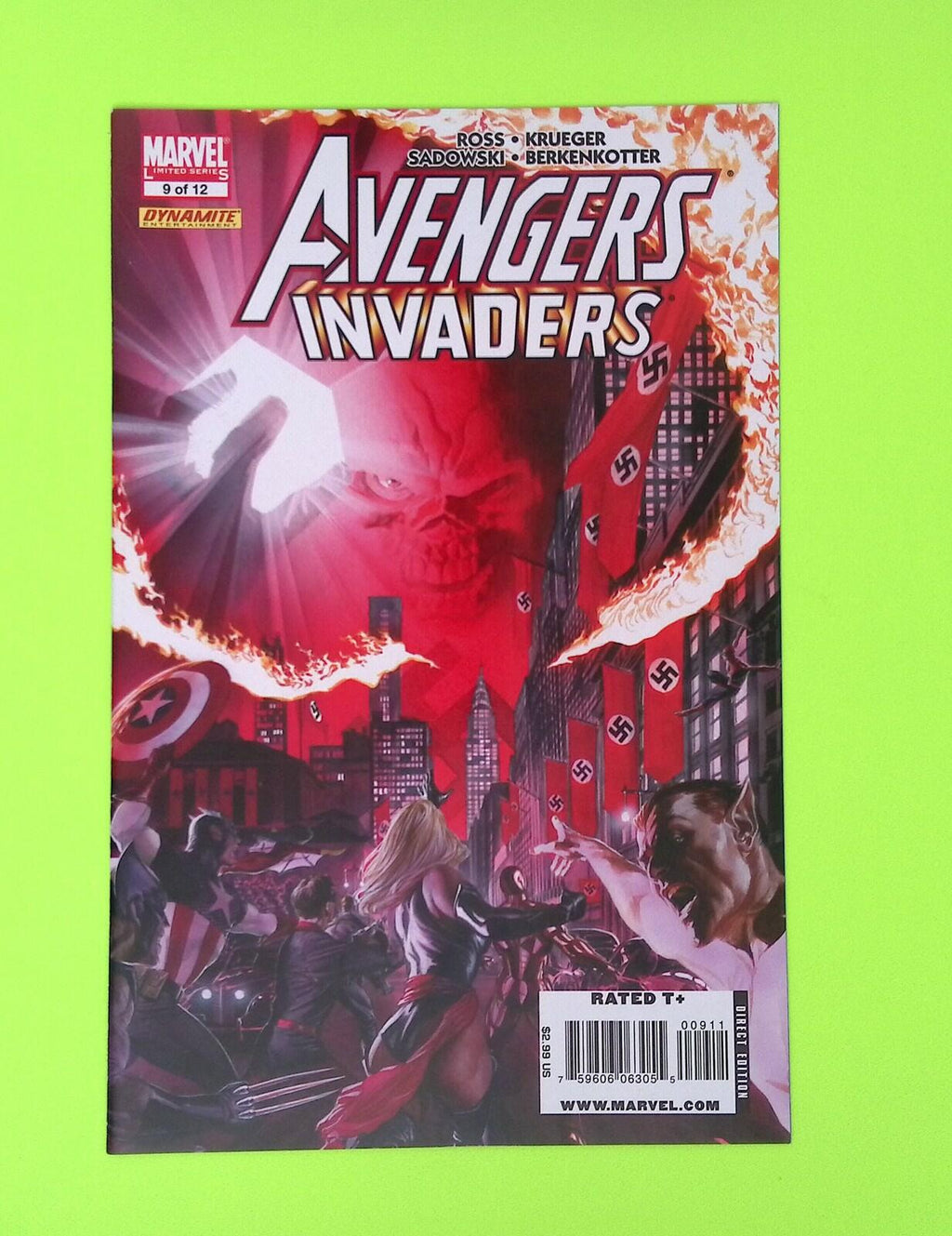 Avengers/Invaders #9 2009 Marvel Comics High Grade Comic Book W168-123