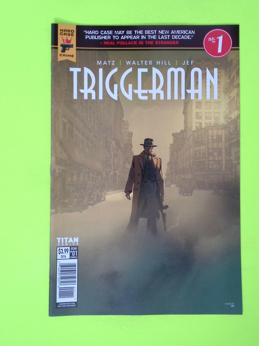 Triggerman #1 2016 Titan Comics High Grade Comic Book W36-215