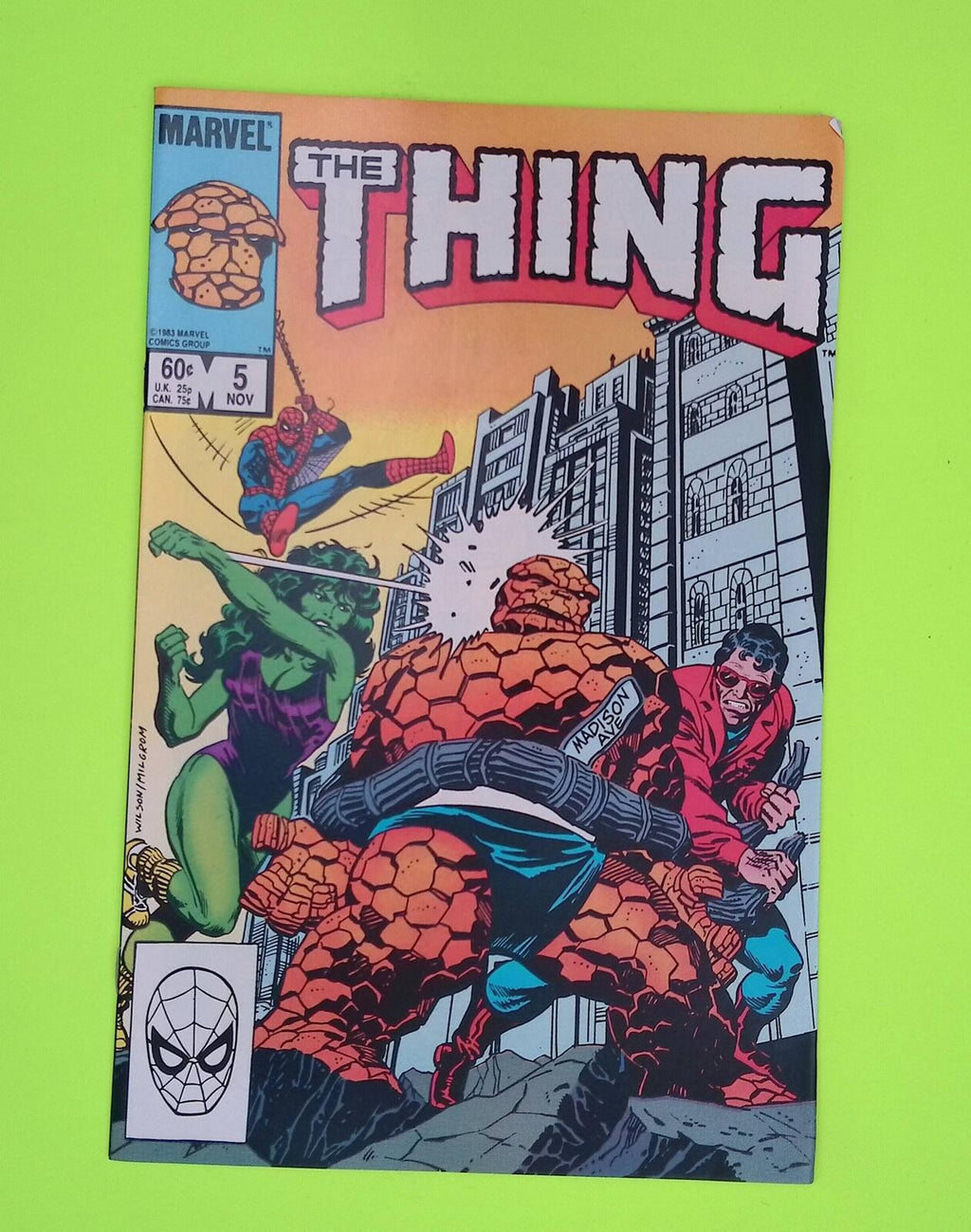 Thing #5 Vol. 1 1983 Marvel Comics Mid Grade Comic Book A36-153