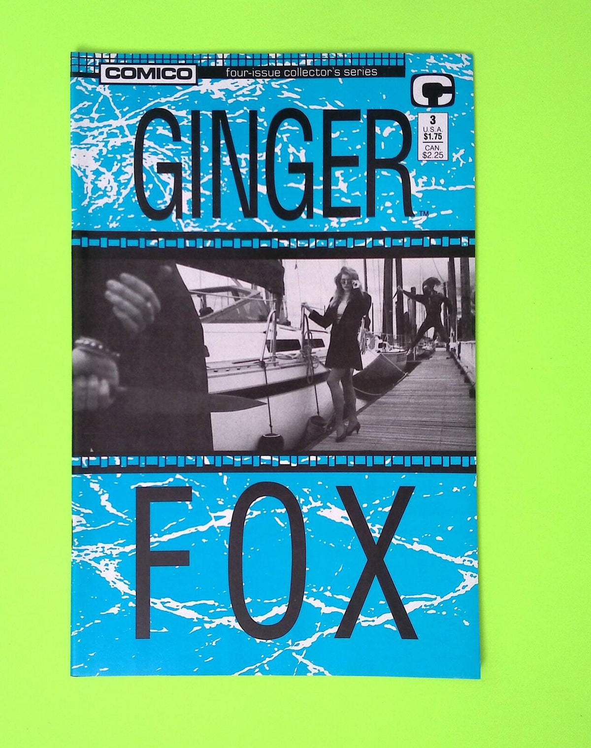 Ginger Fox #3 Comico Comics High Grade Comic Book X143-43