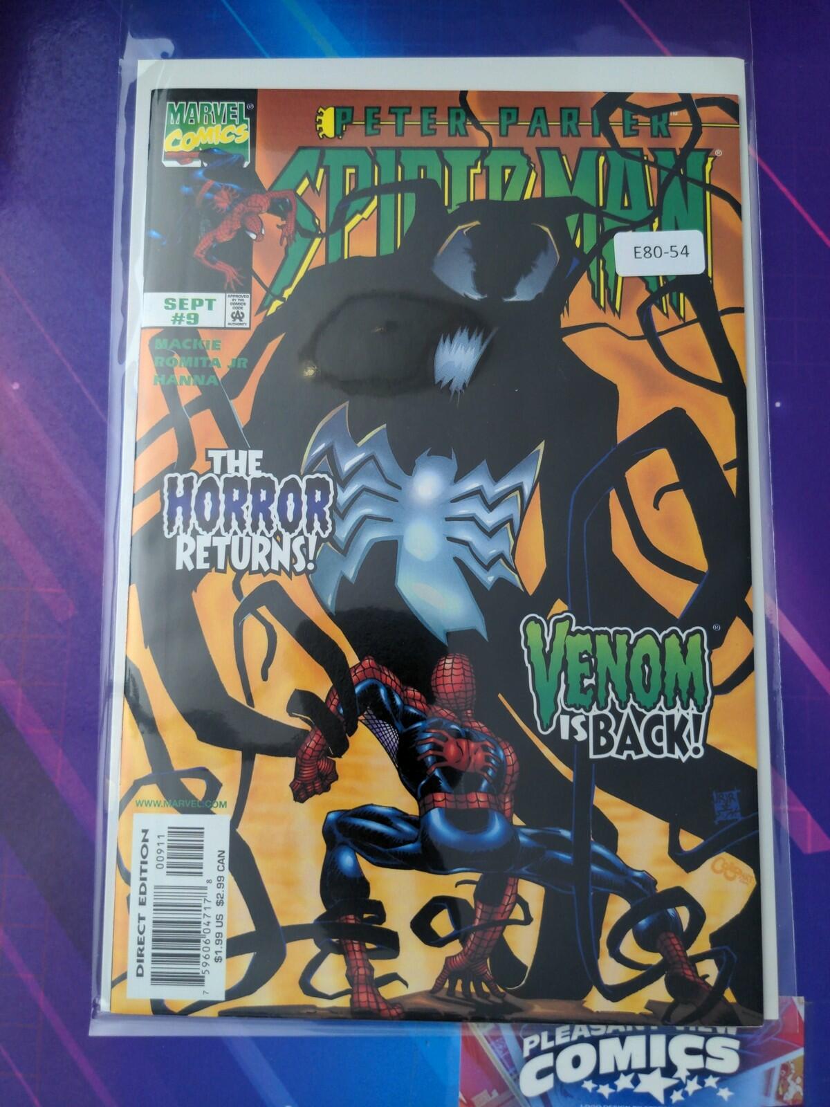PETER PARKER: SPIDER-MAN #9 HIGH GRADE 1ST APP MARVEL COMIC BOOK E80-54