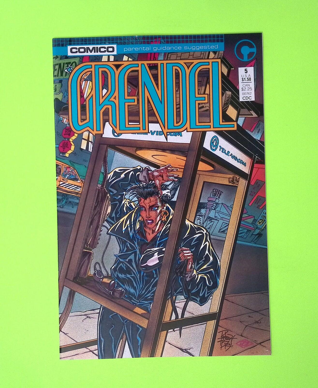 Grendel #5 Vol. 2 1987 Comico Comics High Grade Comic Book Q30-73
