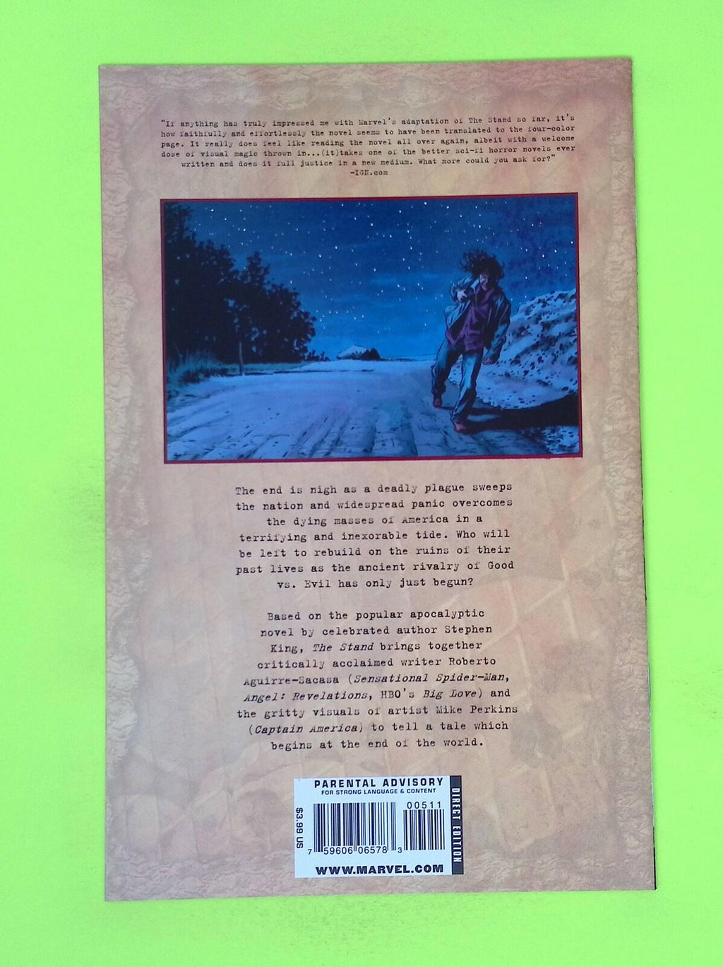The Stand Captain Trips #5 2009 Marvel Comics High Grade Comic Book P27-207