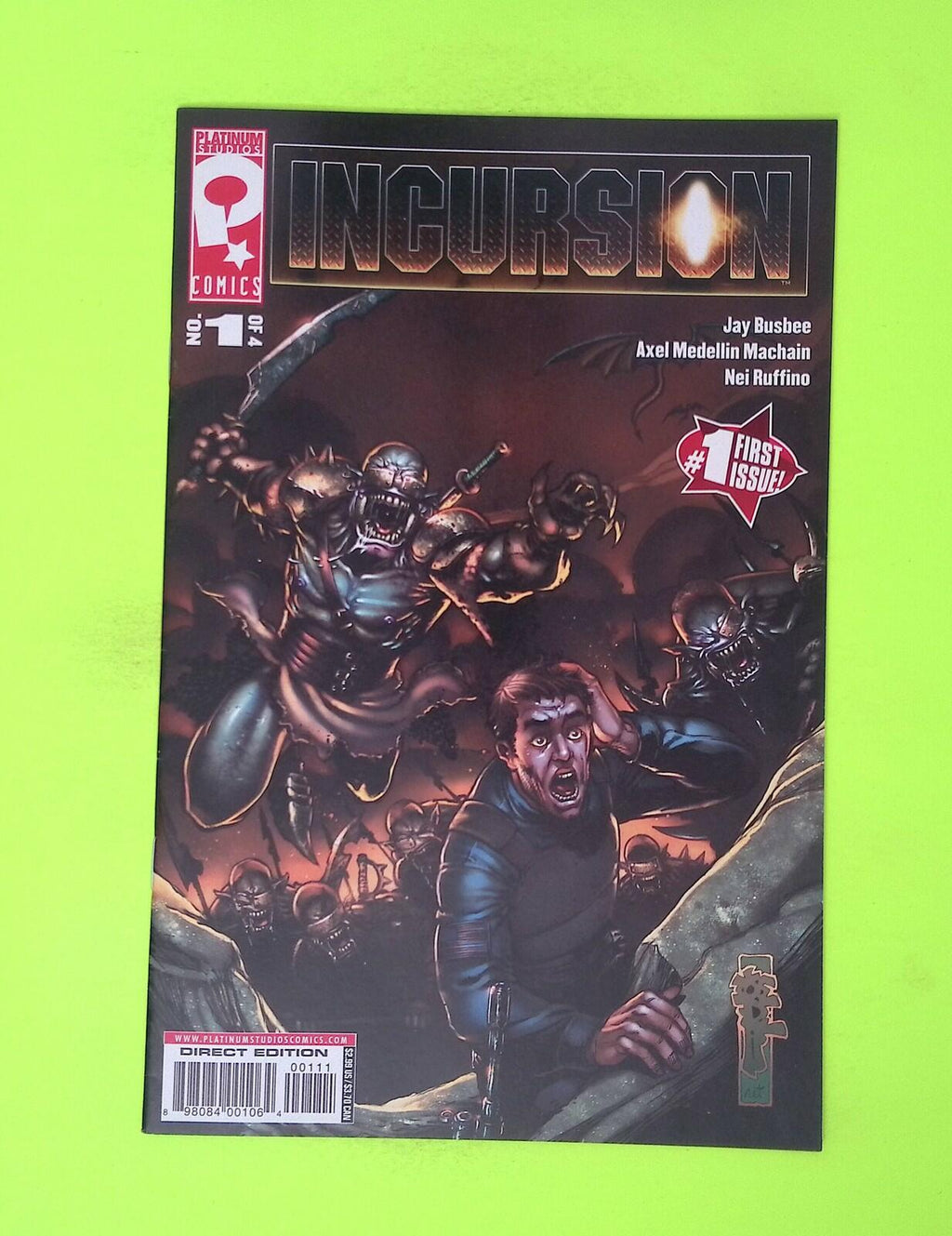 Incursion #1 2007 Platinum Studios High Grade Comic Book W86-75