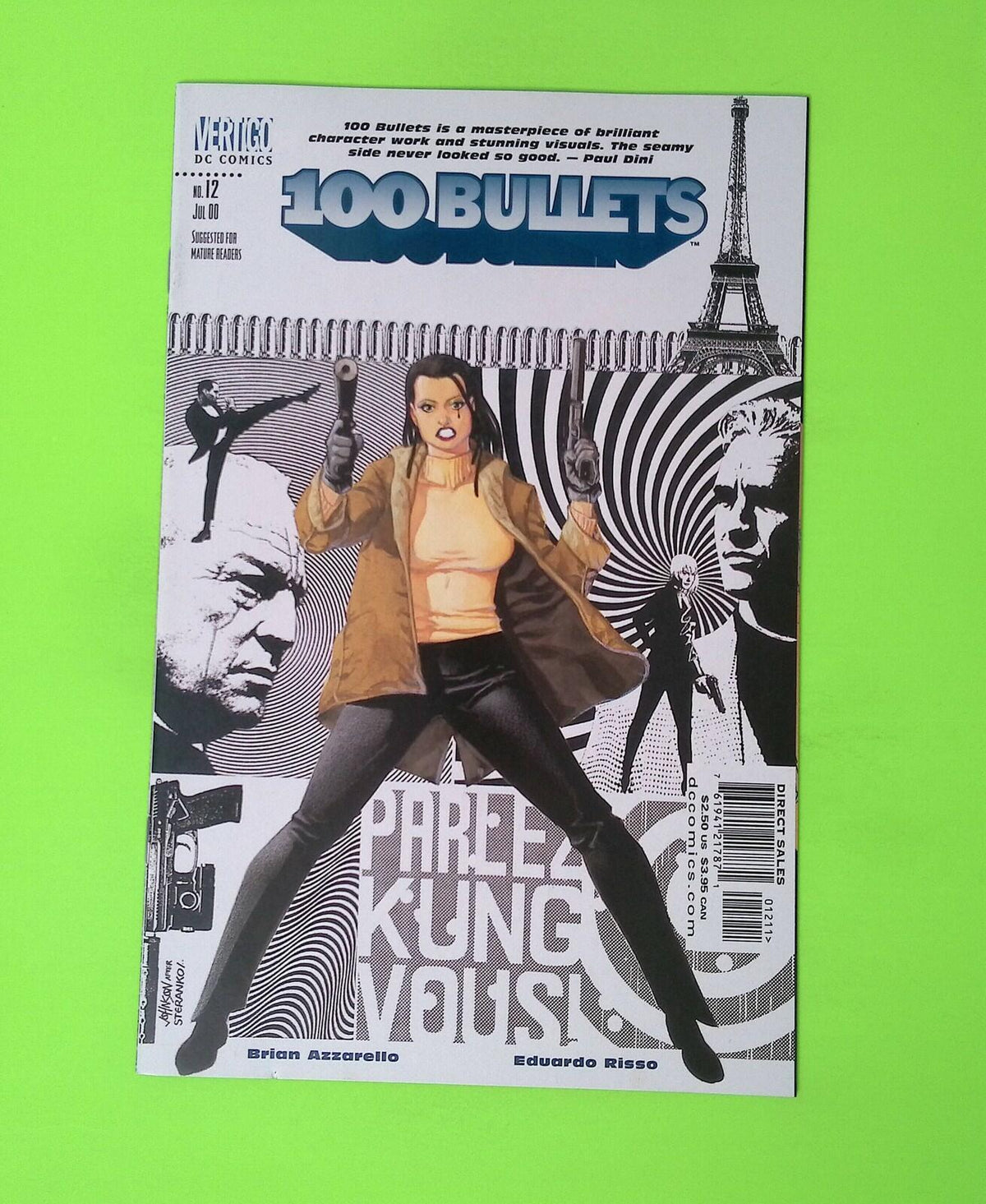 100 Bullets #12 2000 Vertigo High Grade Comic Book B35-127