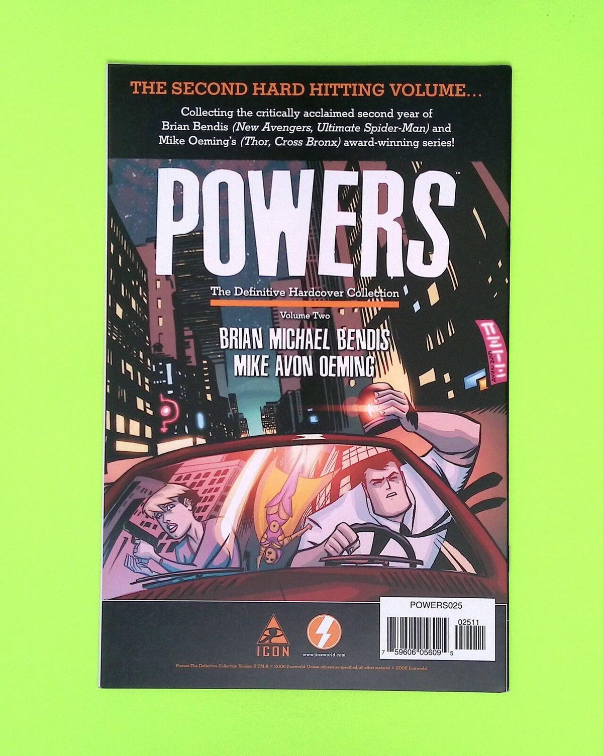 Powers #25 Vol. 2 Icon High Grade Comic Book X165-197