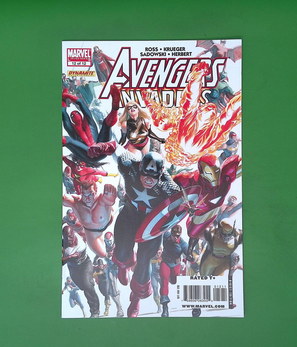 AVENGERS/INVADERS #12 HIGH GRADE MARVEL COMIC BOOK H56-170
