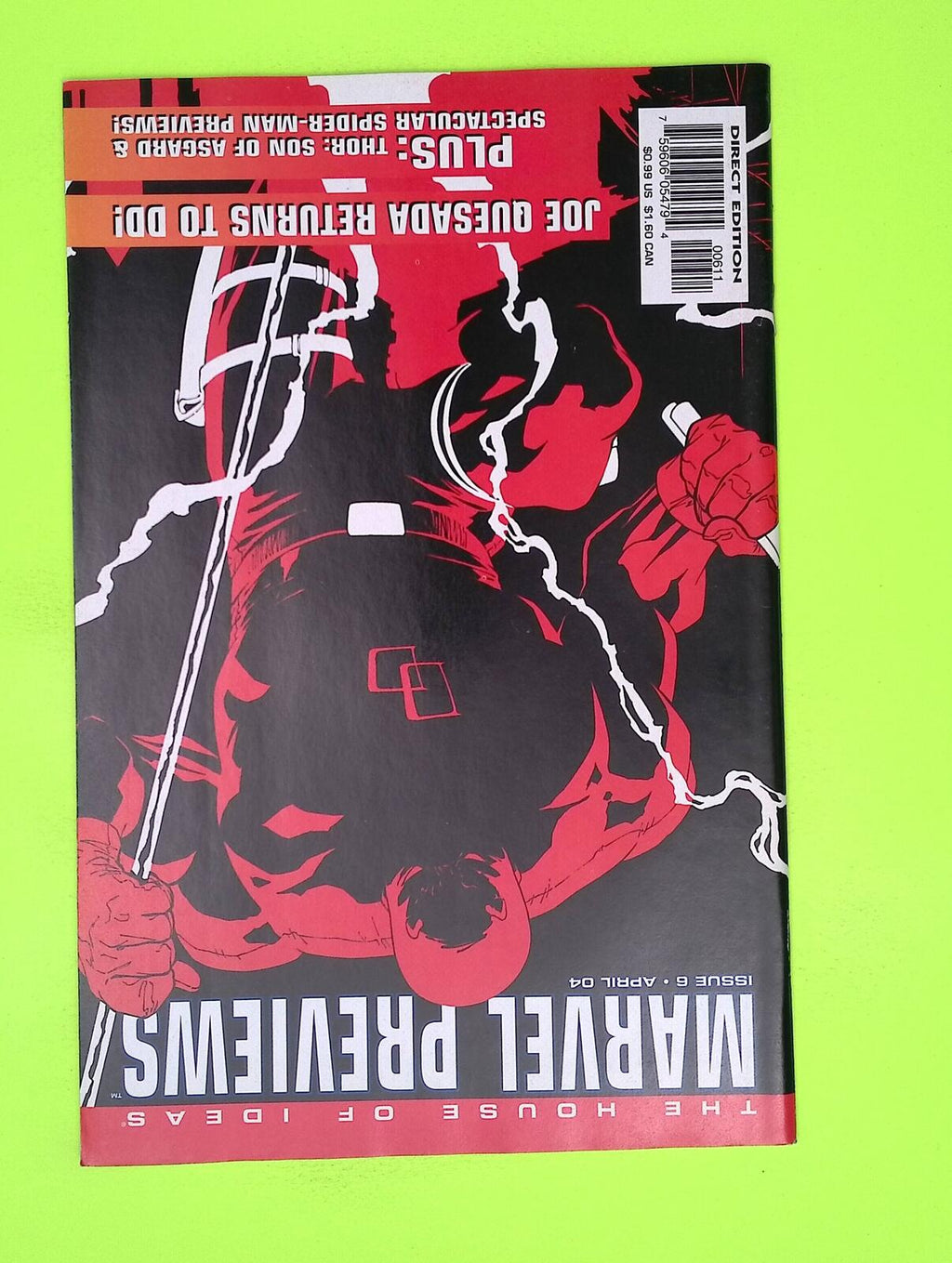 Marvel Previews #6 Vol. 1 2004 Marvel Comics 8.0 Comic Book K27-10