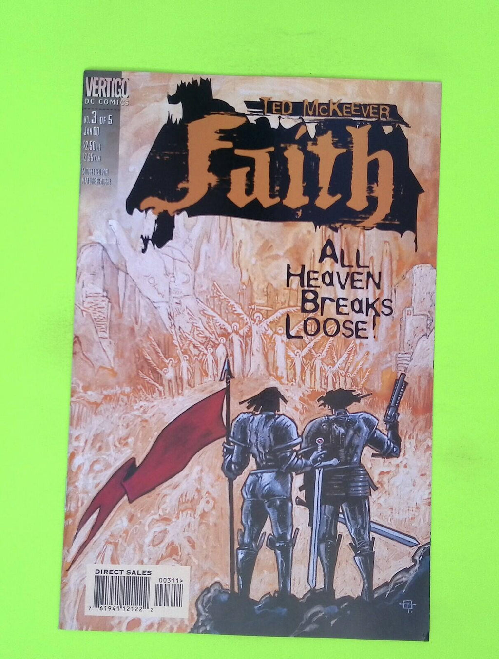 Faith #3 Vertigo High Grade Comic Book W118-54