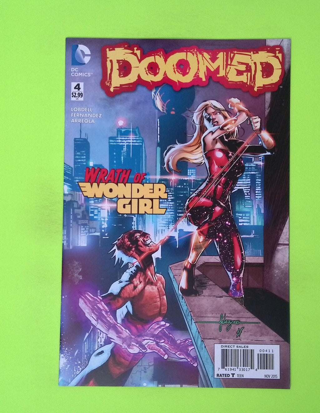 Doomed #4 2015 DC Comics High Grade Comic Book W147-195