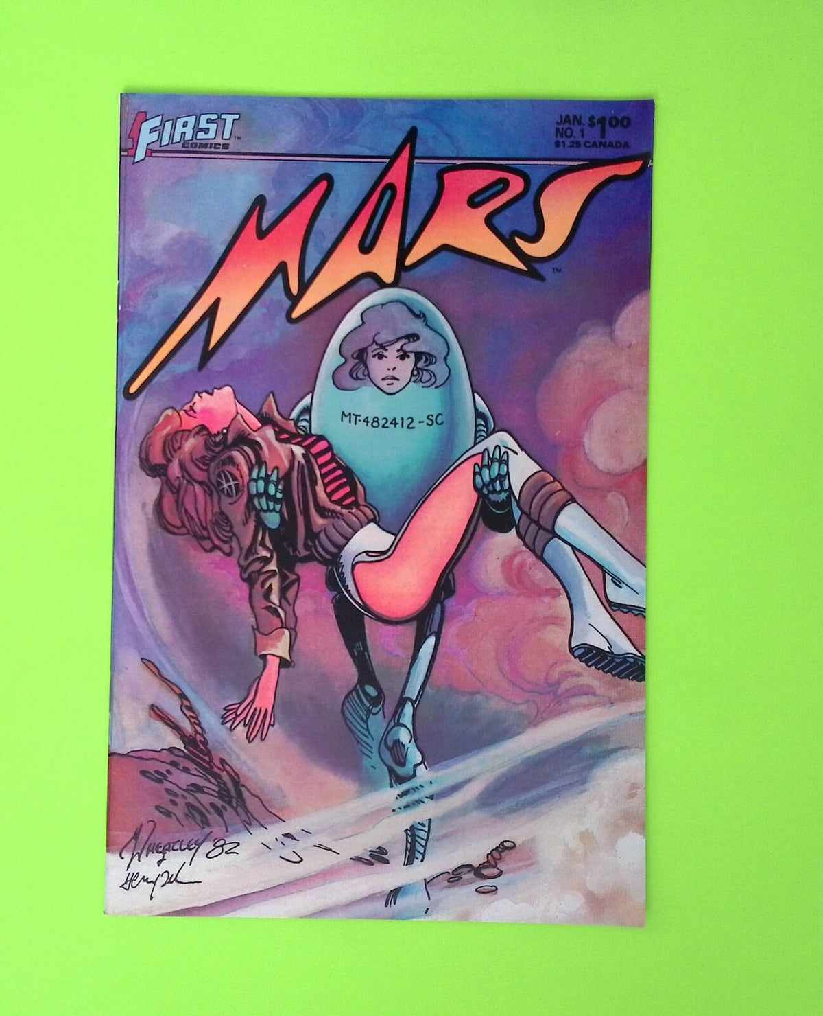 Mars #1 1984 First Comics High Grade Comic Book B90-82