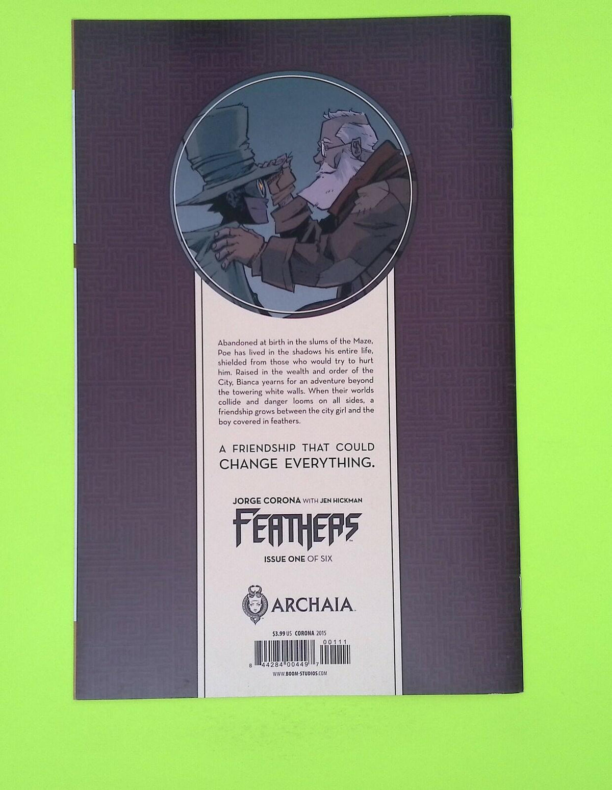 Feathers #1 2015 Archaia Studios Press High Grade Comic Book W54-82