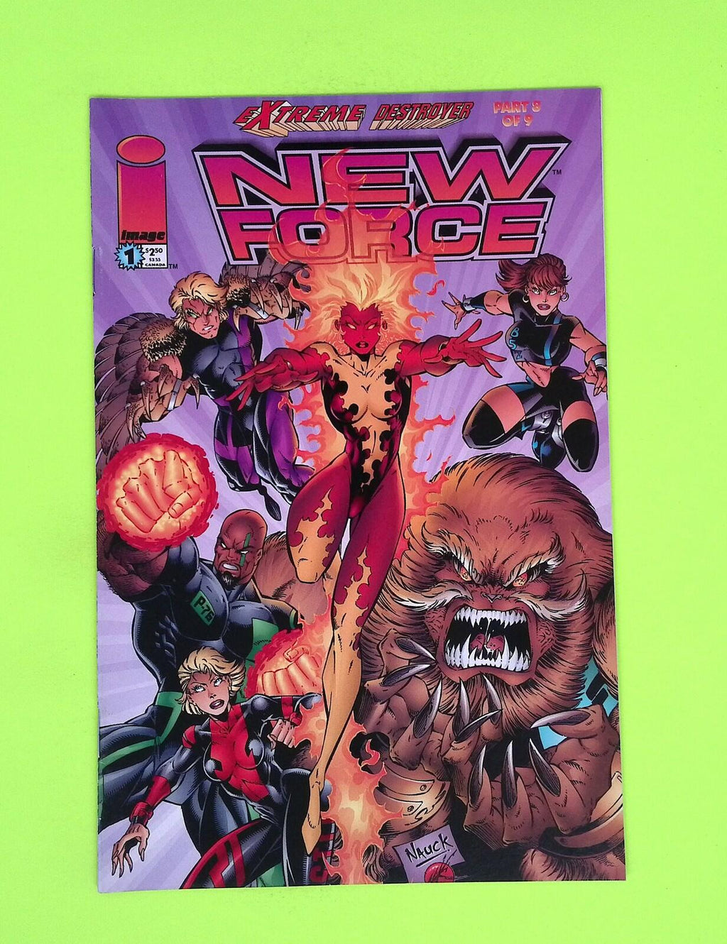 Newforce #1 1996 Image Comics 8.0 Comic Book J75-29