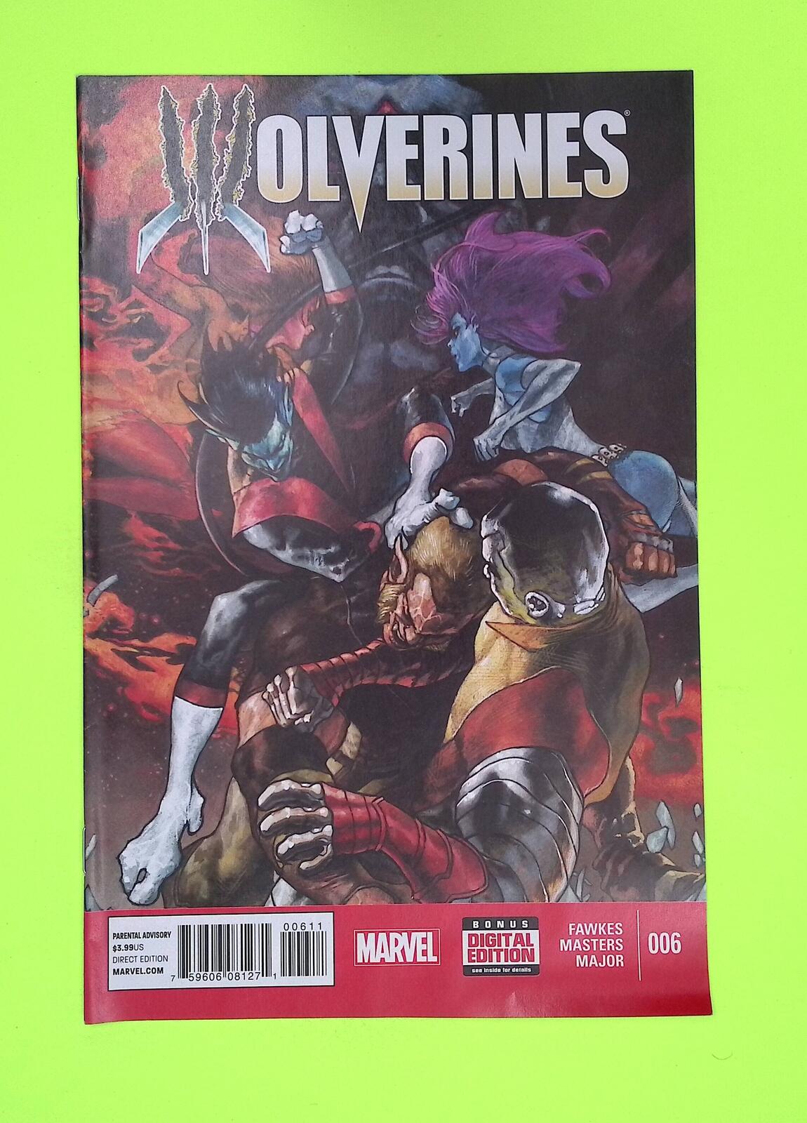 Wolverines #6 2015 Marvel Comics 8.0 Comic Book L80-112