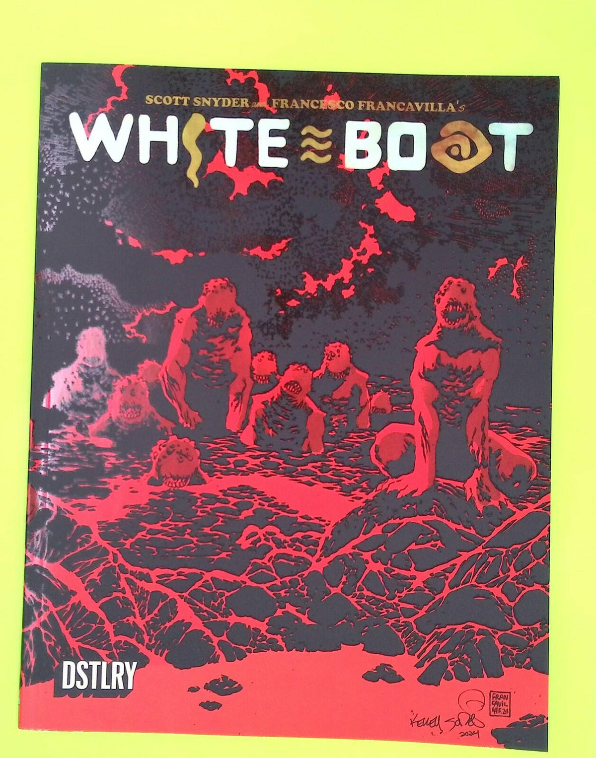 White Boat #1b DSTLRY Variant High Grade Comic Book MG17-151