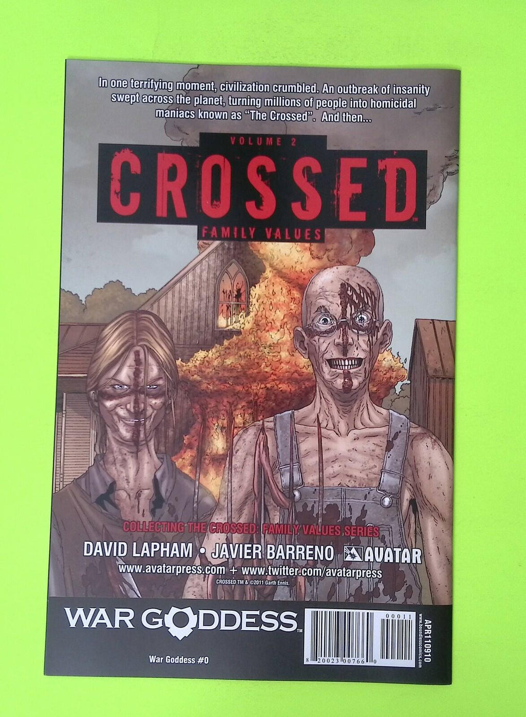 War Goddess #0 2011 Boundless Comics High Grade Comic Book W32-175