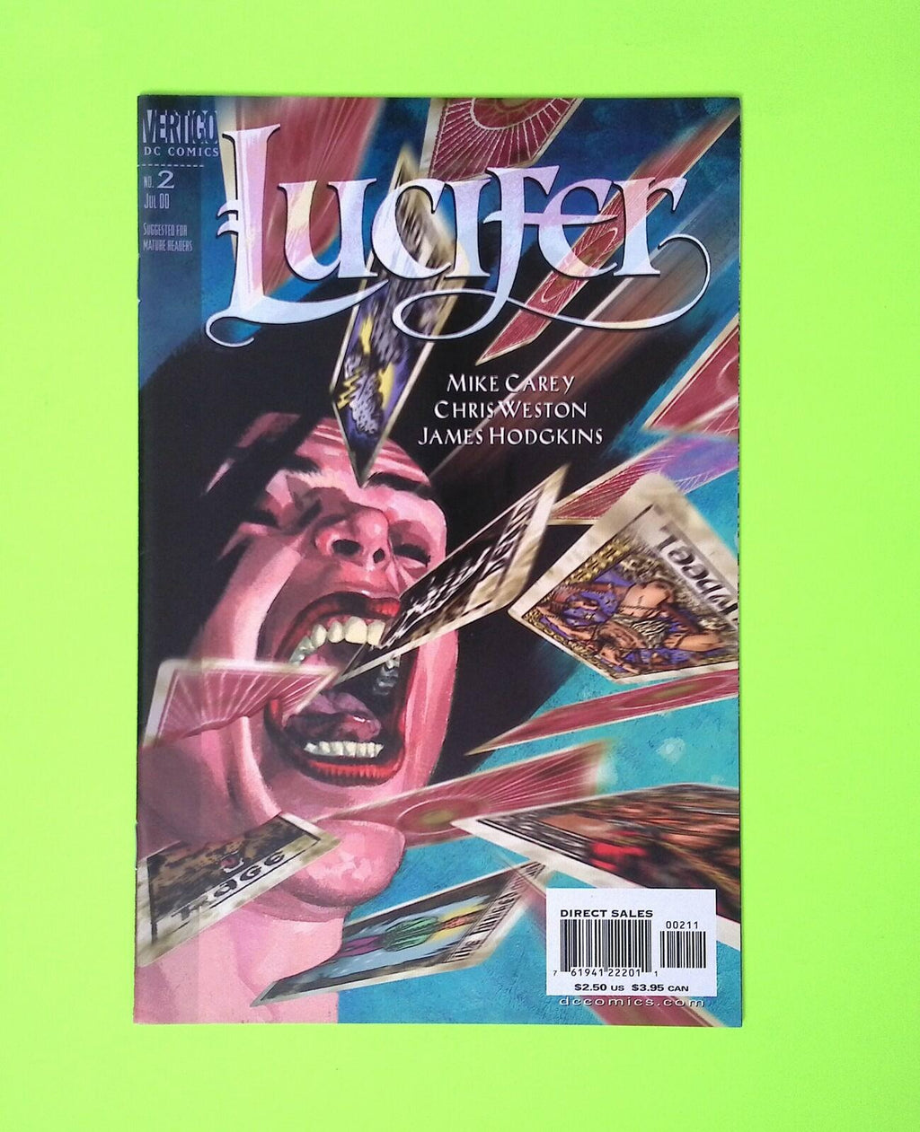 Lucifer #2 Vol. 1 2000 Vertigo High Grade Comic Book X259-27