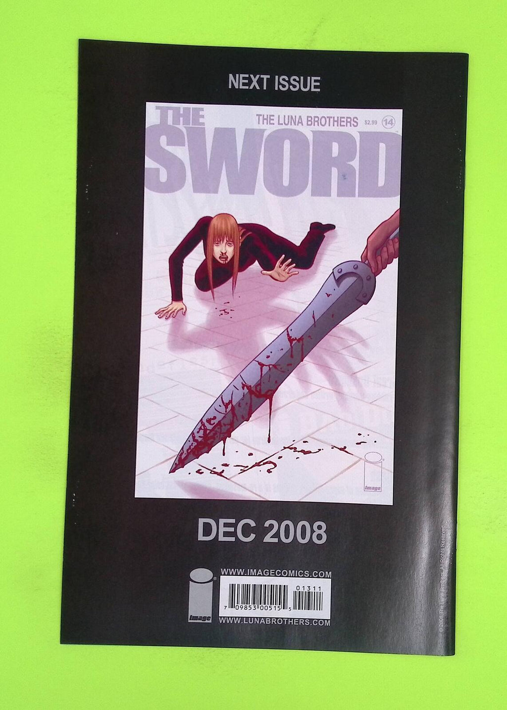 The Sword #13 2008 Image Comics High Grade Comic Book G41-223