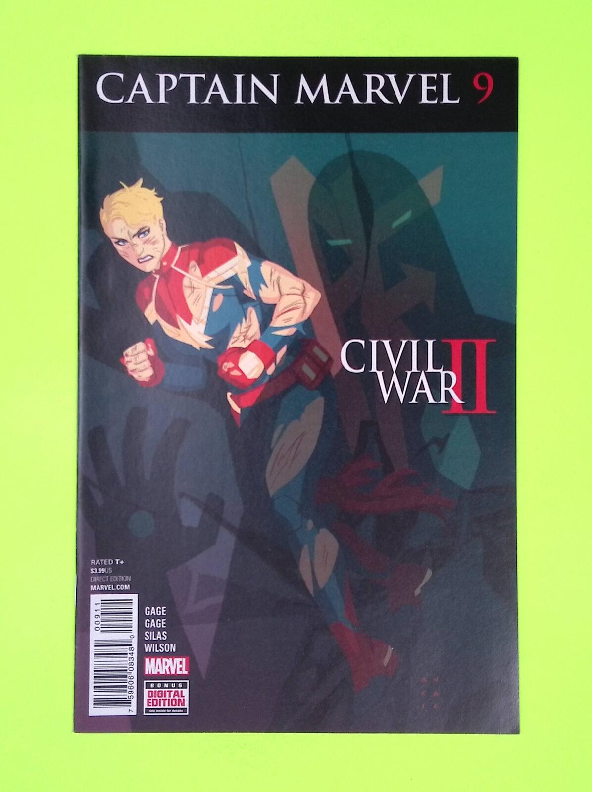 Captain Marvel #9 Vol. 8 2016 Marvel Comics 8.0 Comic Book K42-255