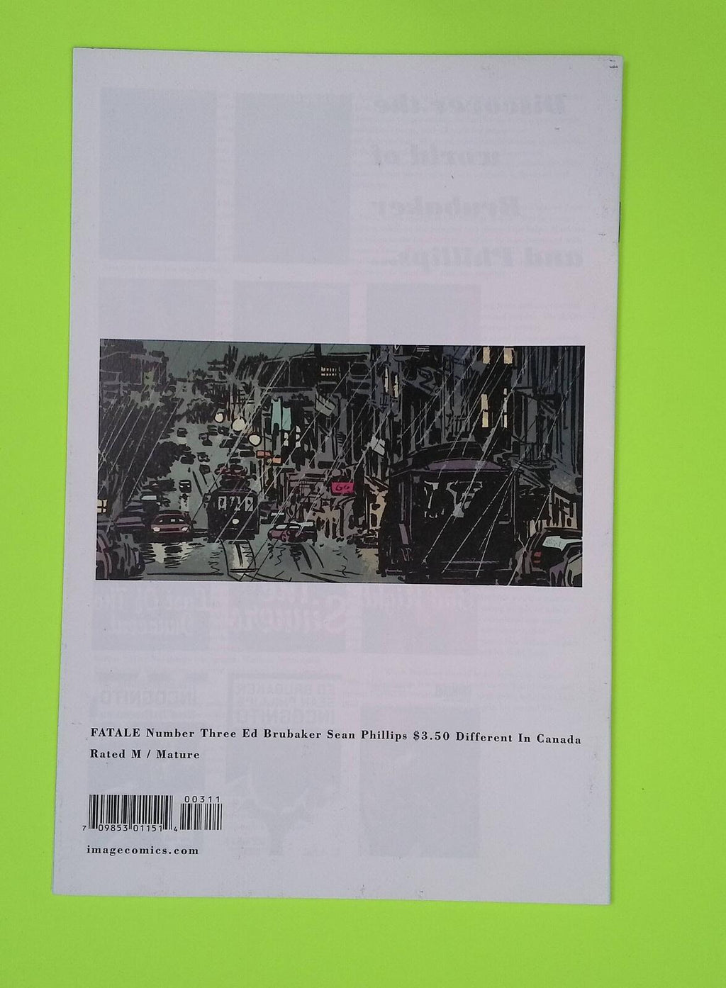 Fatale #3 2012 Image Comics 8.0 Comic Book G14-2