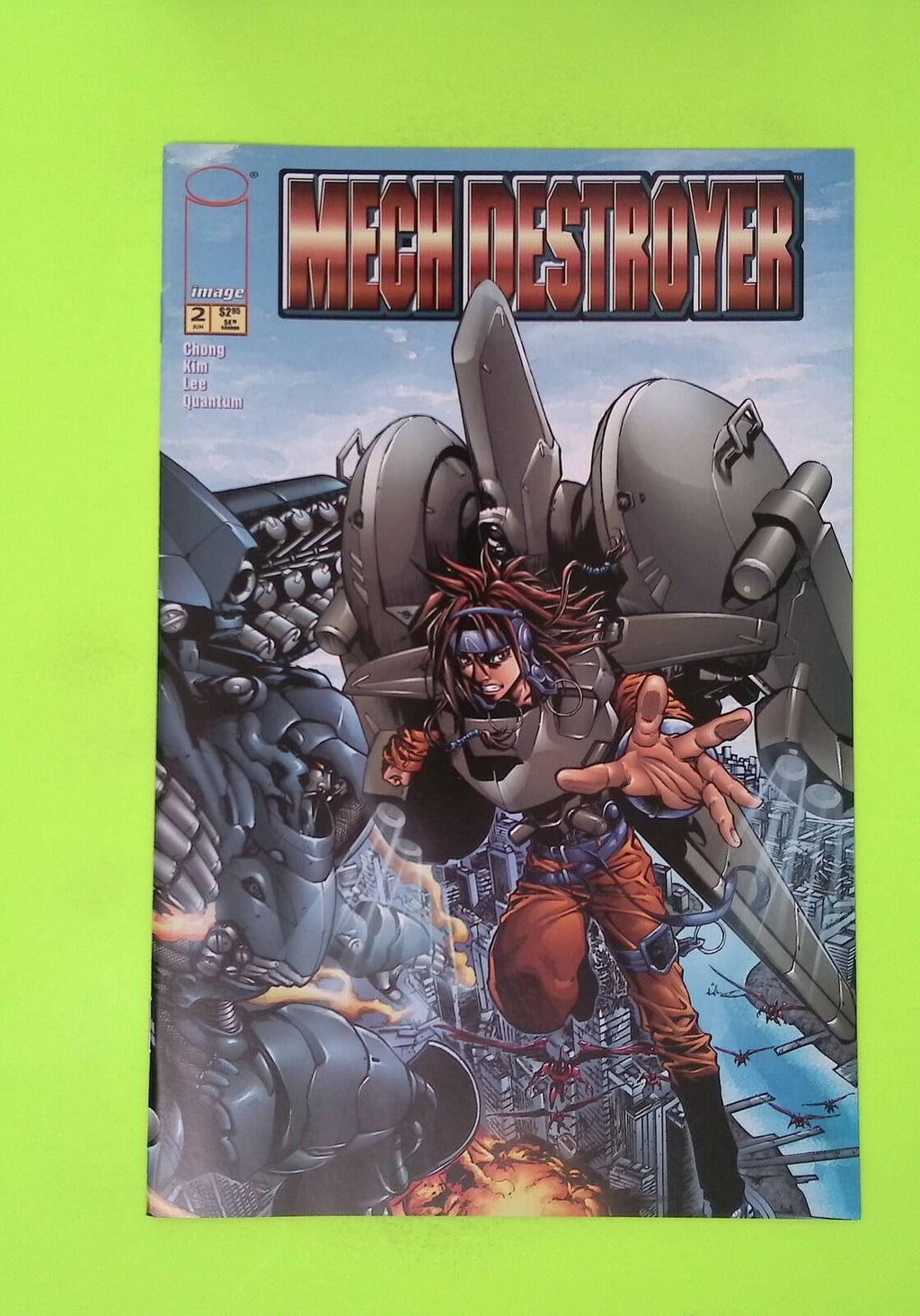 Mech Destroyer #2 2001 Image Comics High Grade Comic Book W18-181