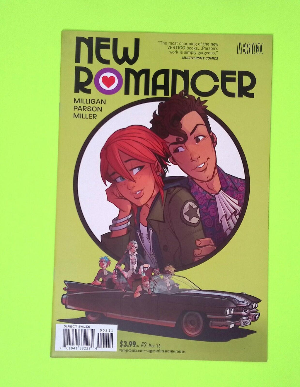 New Romancer #2 2016 Vertigo 8.0 Comic Book W144-80