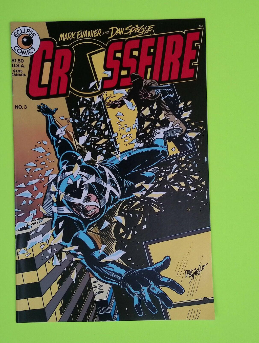 Crossfire #3 Eclipse Comics High Grade Comic Book J47-27