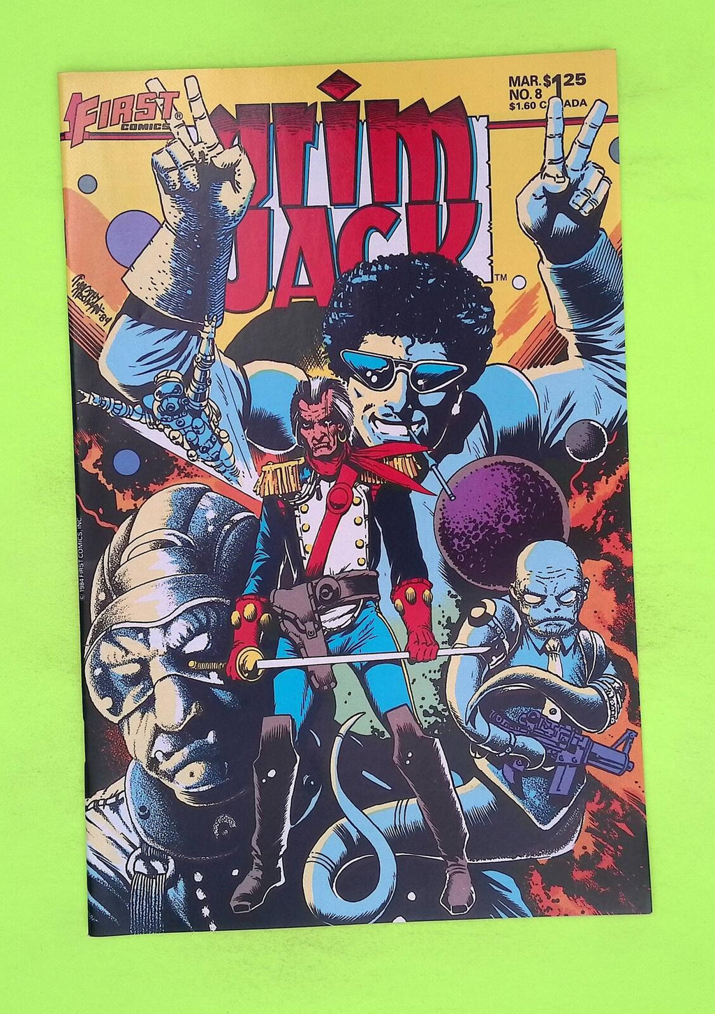 Grimjack #8 1985 First Comics Mid Grade Comic Book V94-244