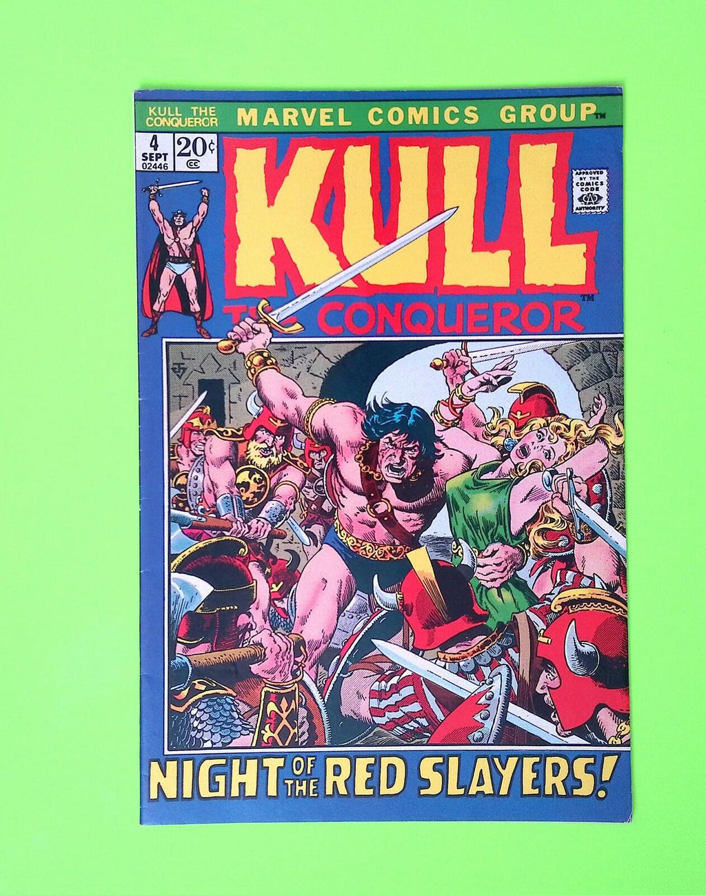 Kull the Conqueror #4 Vol. 1 1972 Marvel Comics Higher Grade Comic Book B14-167