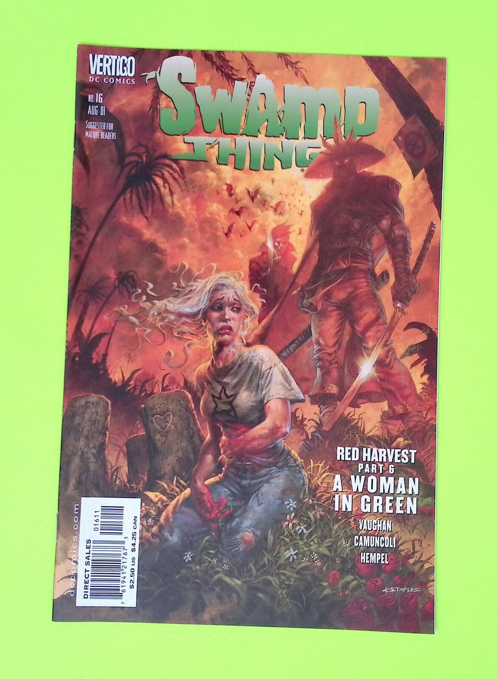 Swamp Thing #16 Vol. 3 2001 Vertigo High Grade Comic Book R21-69