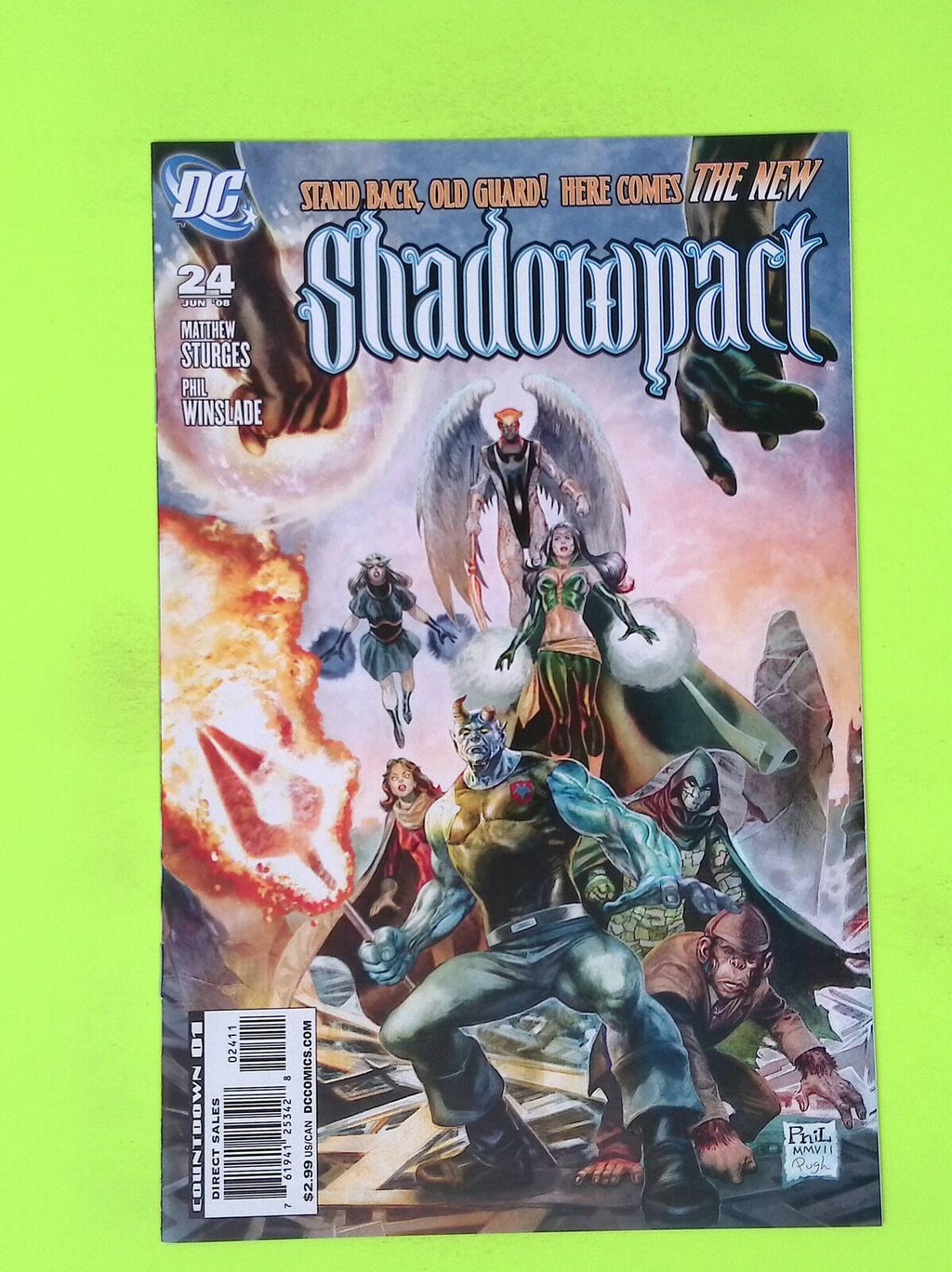Shadowpact #24 2008 DC Comics High Grade Comic Book P27-204