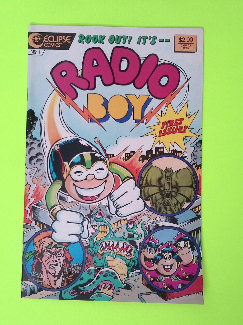 Radio Boy #1 1987 Eclipse Comics High Grade Comic Book W67-230