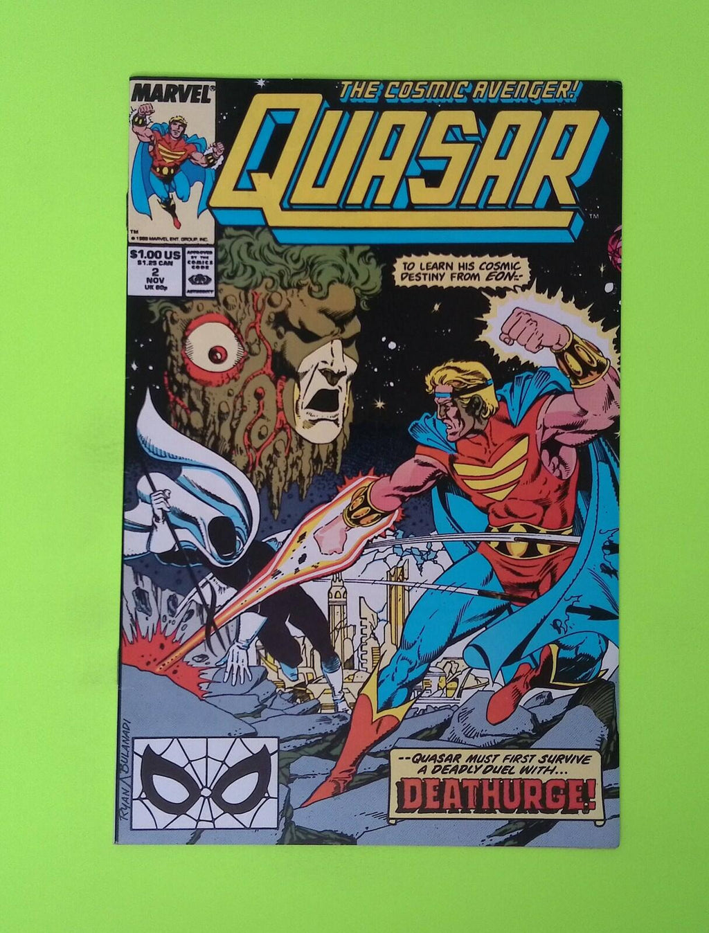 Quasar #2 1989 Marvel Comics 8.0 Comic Book W159-222