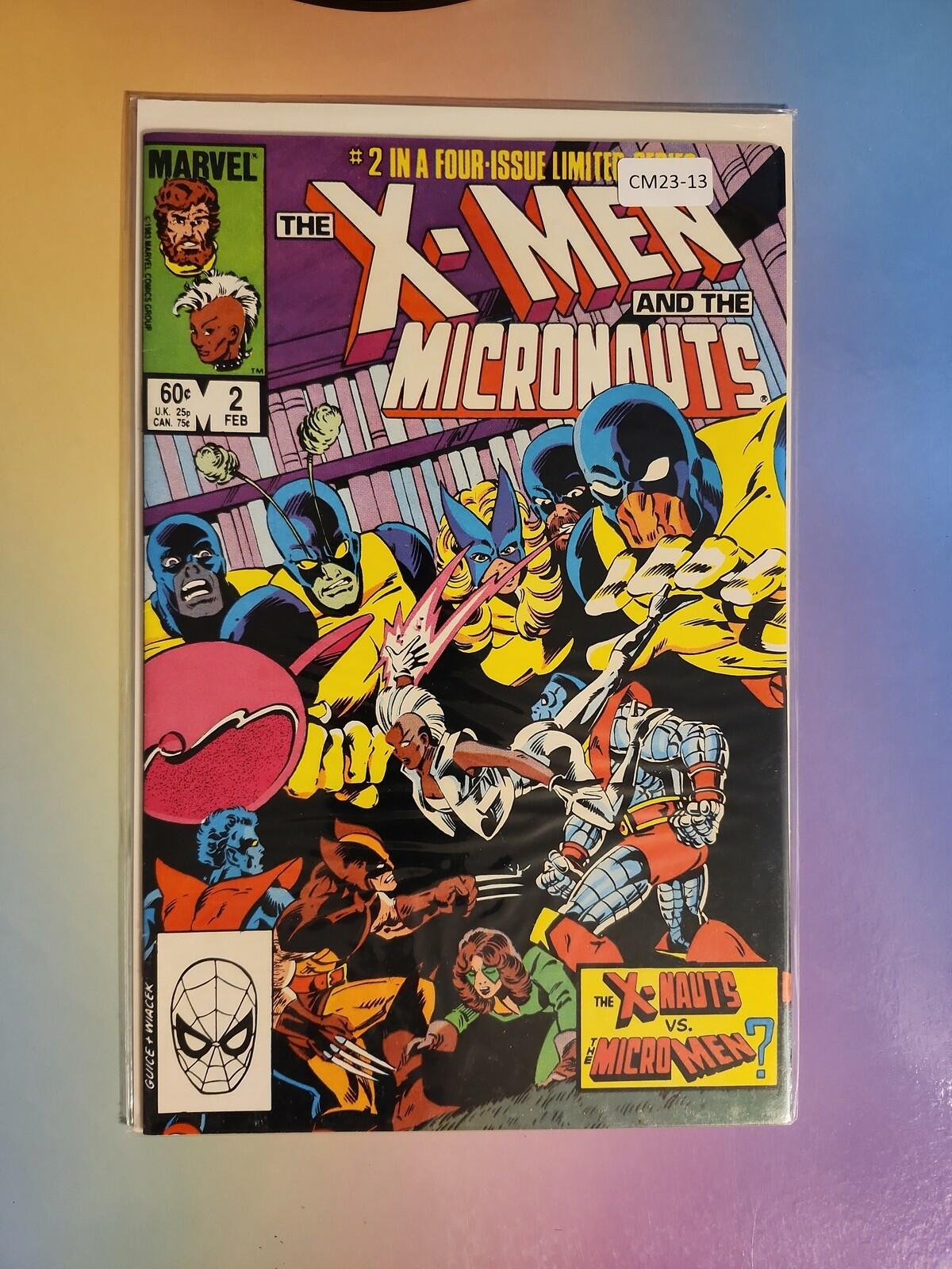 X-MEN AND THE MICRONAUTS #2 MINI HIGH GRADE MARVEL COMIC BOOK CM23-13