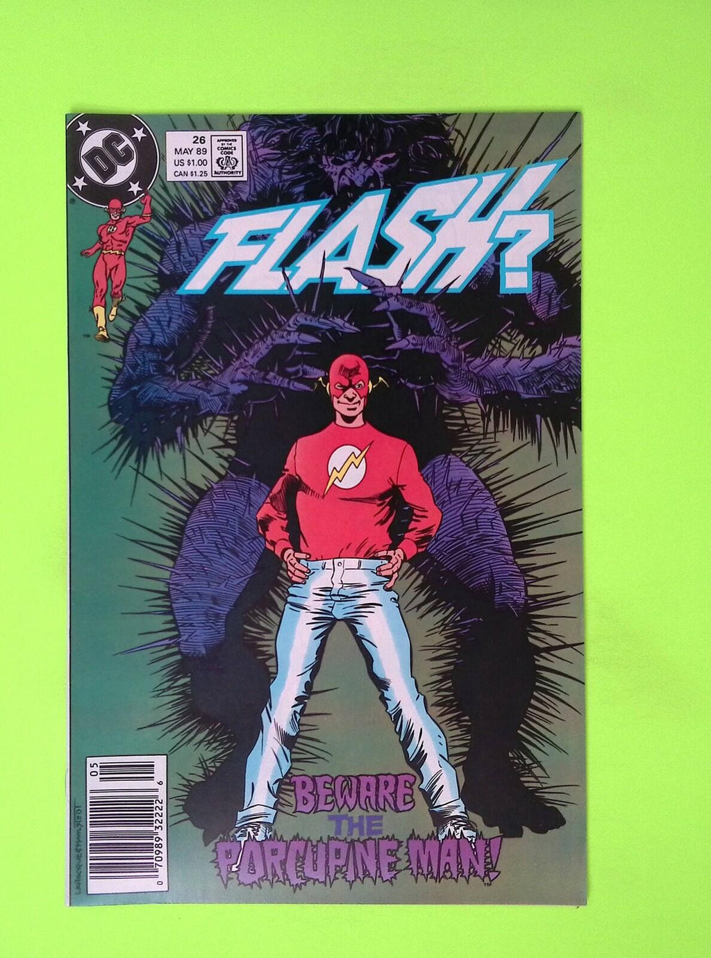 Flash #26 Vol. 2 1989 DC Comics High Grade Comic Book W235-192