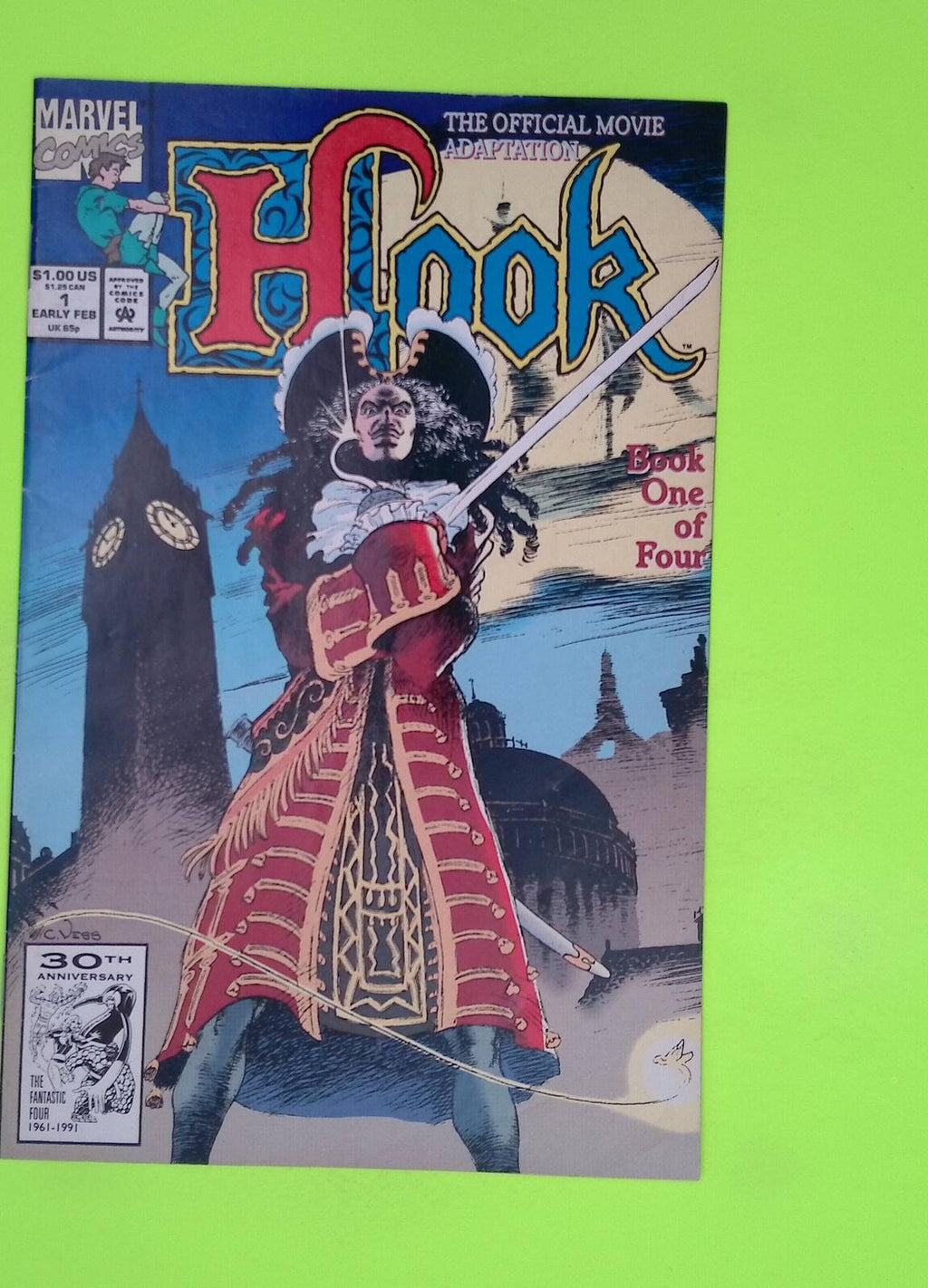 Hook #1 1992 Marvel Comics 1st App Mid Grade Comic Book K69-32