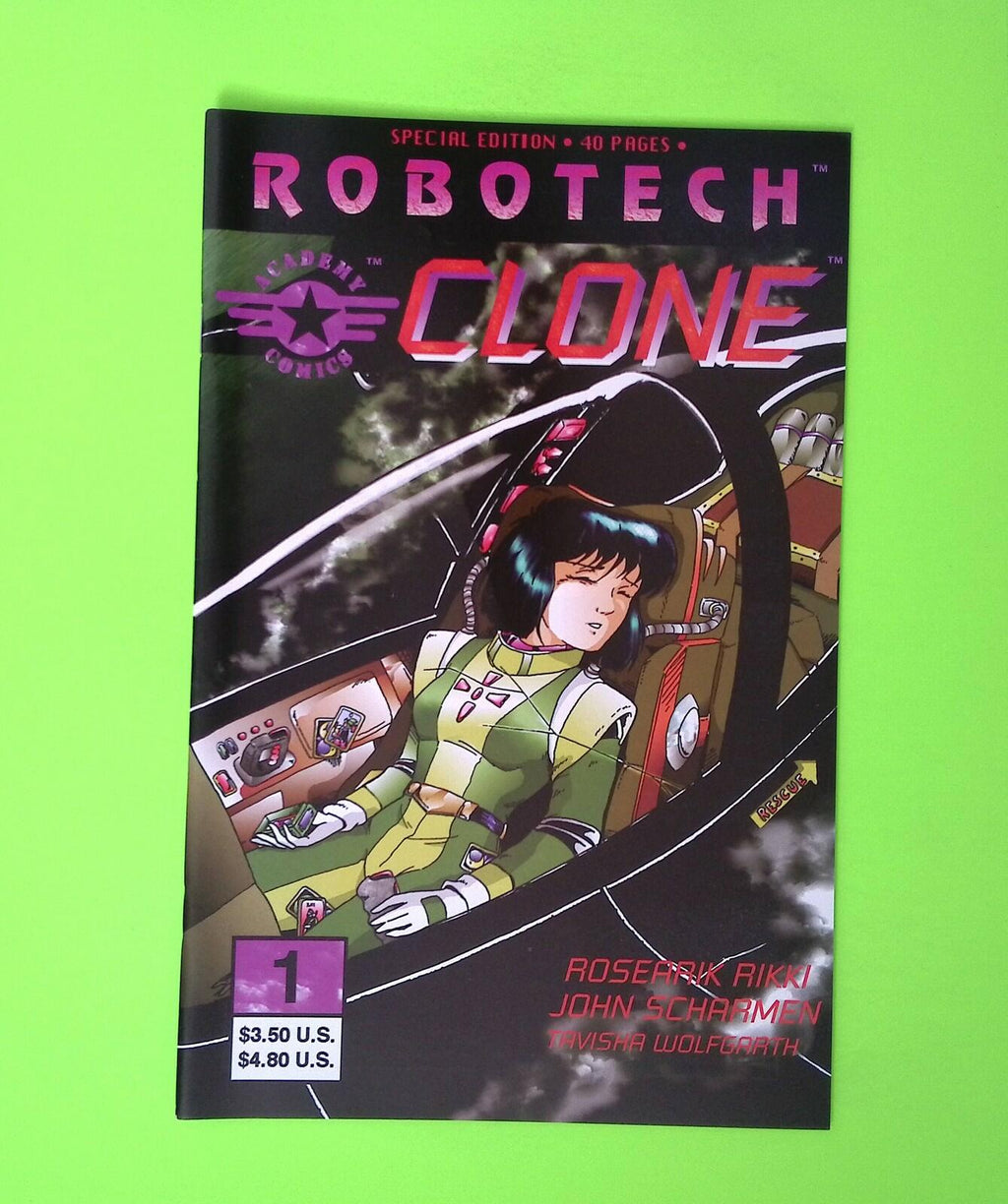 Robotech Clone #1 Academy Comics Special Higher Grade Comic Book W338-51