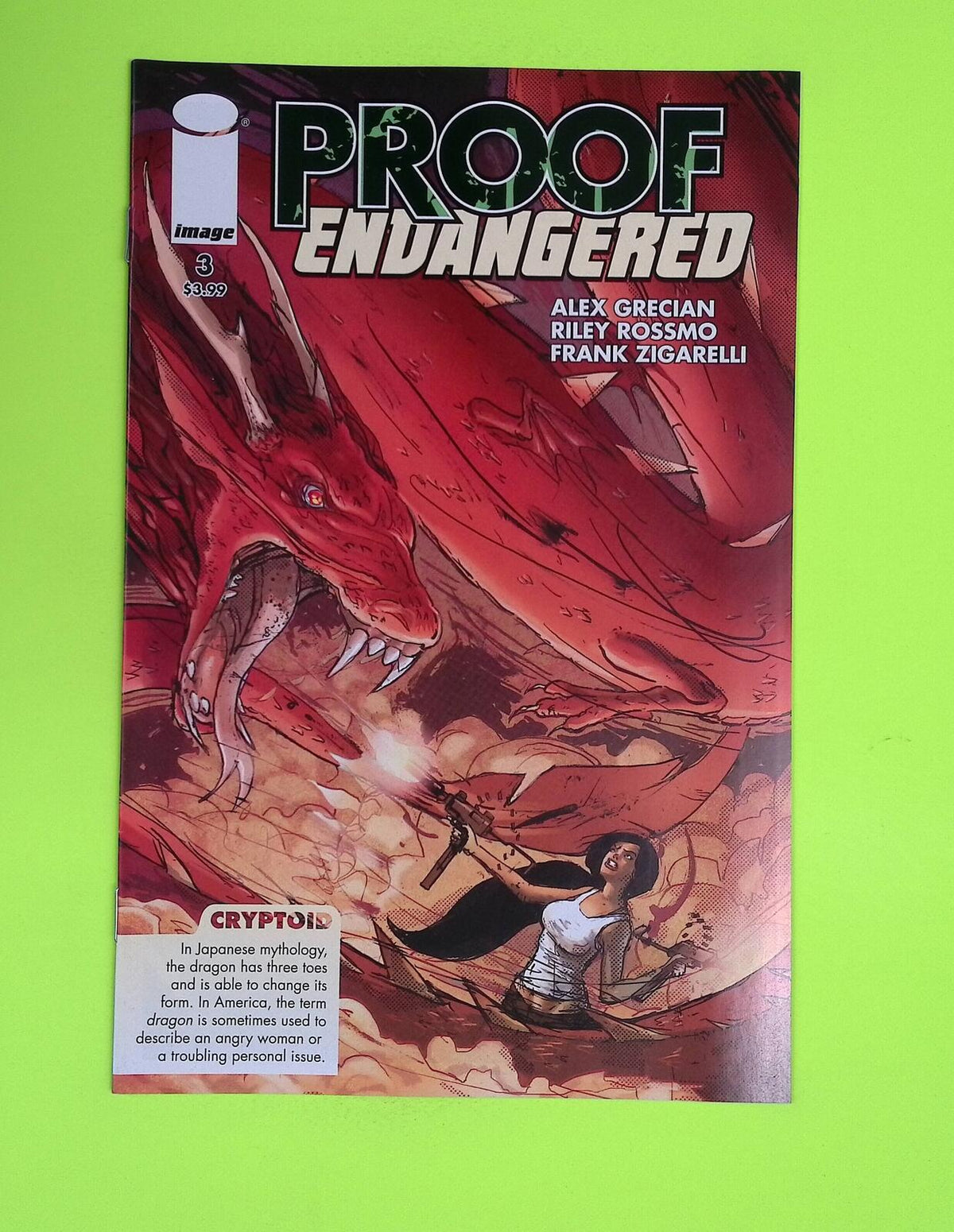 Proof Endangered #3 Image Comics High Grade Comic Book M19-120
