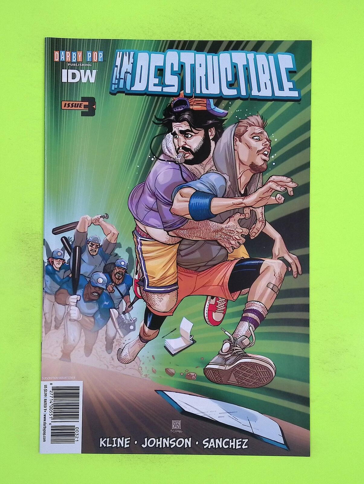 Indestructible #3sub 2014 IDW Publishing Variant High Grade Comic Book J1-166