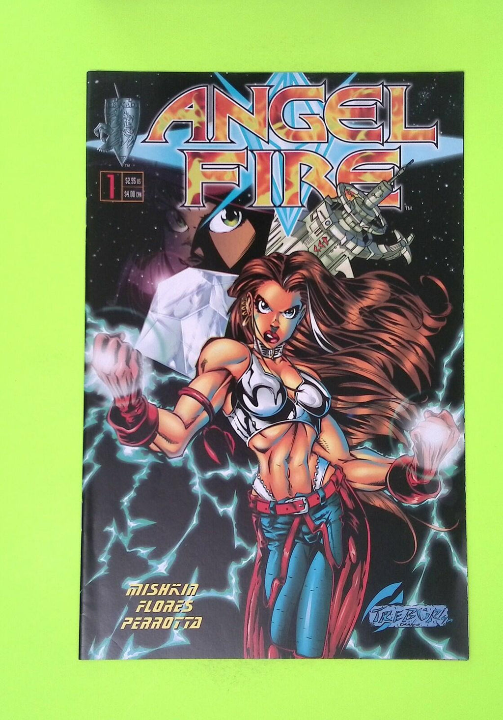 Angel Fire #1 1997 Crusade Comics High Grade Comic Book W18-84