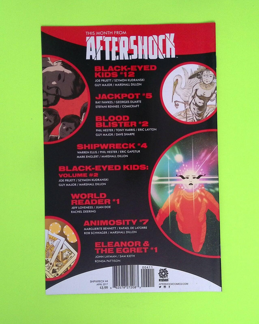 Shipwreck #4 AfterShock Comics High Grade Comic Book X165-263