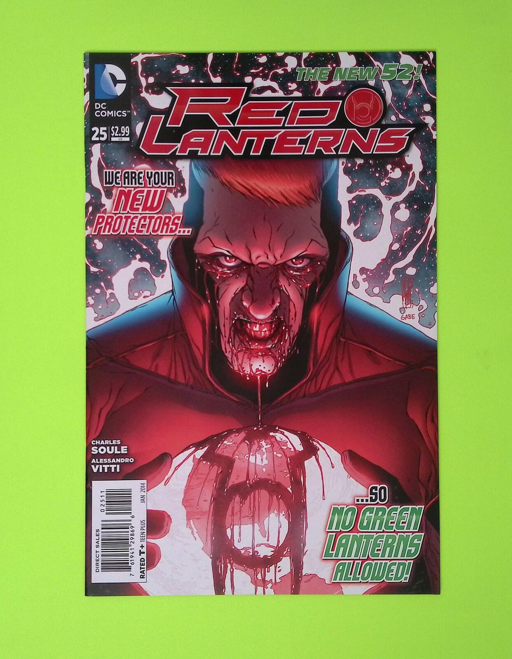 Red Lanterns #25 2014 DC Comics 1st App 8.0 Comic Book X62-94